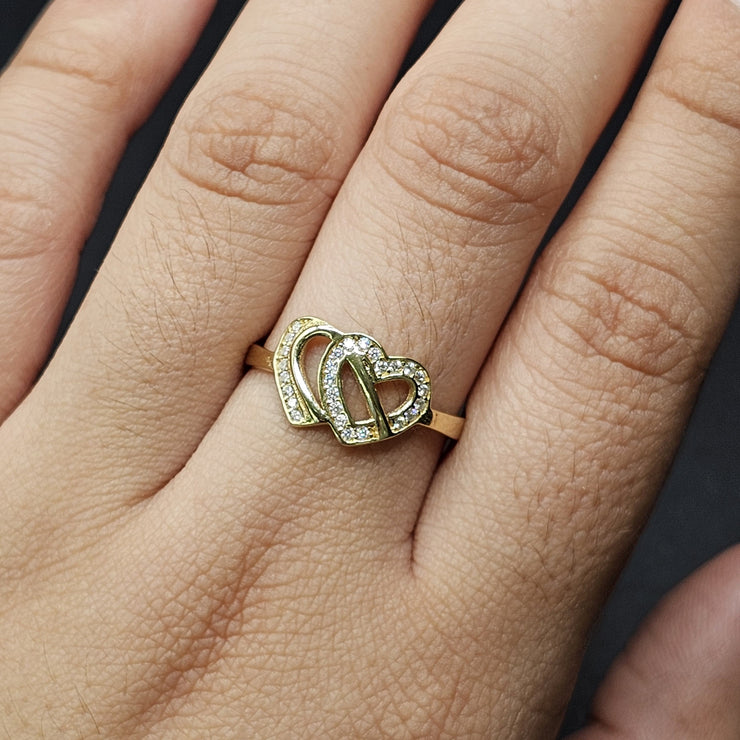 Double Heart Ring