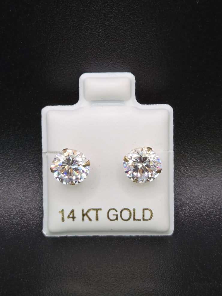Crystal studs (7 mm)