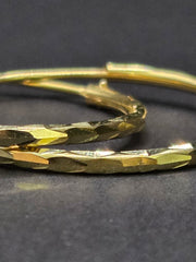 Diamond Cut Hoops (30.3 mm)