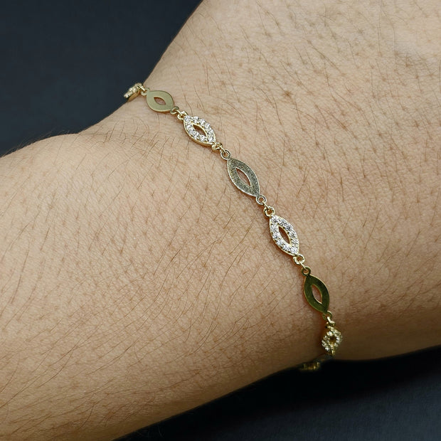 Esclava con eslabones ovalados