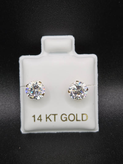 Crystal studs (6 mm)