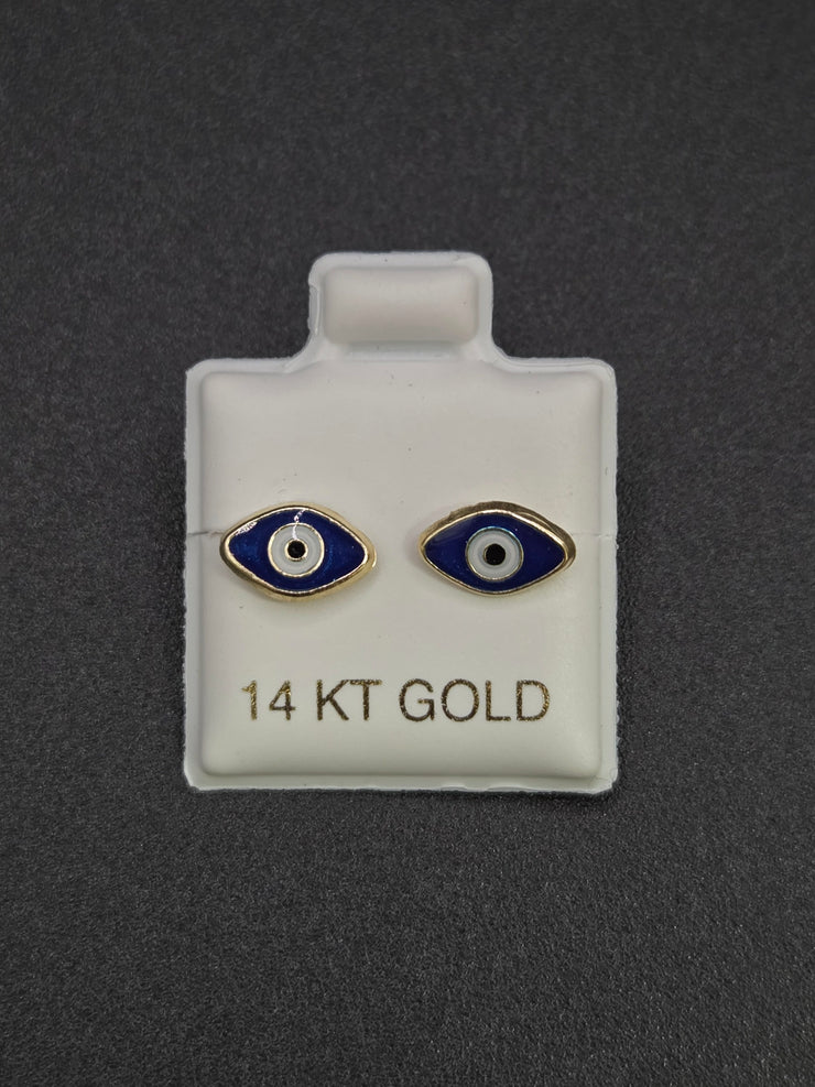 Aretes de ojitos a color