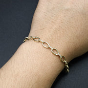 Esclava con eslabones abiertos ovalados