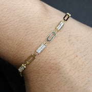 Esclava de eslabones rectangulares.