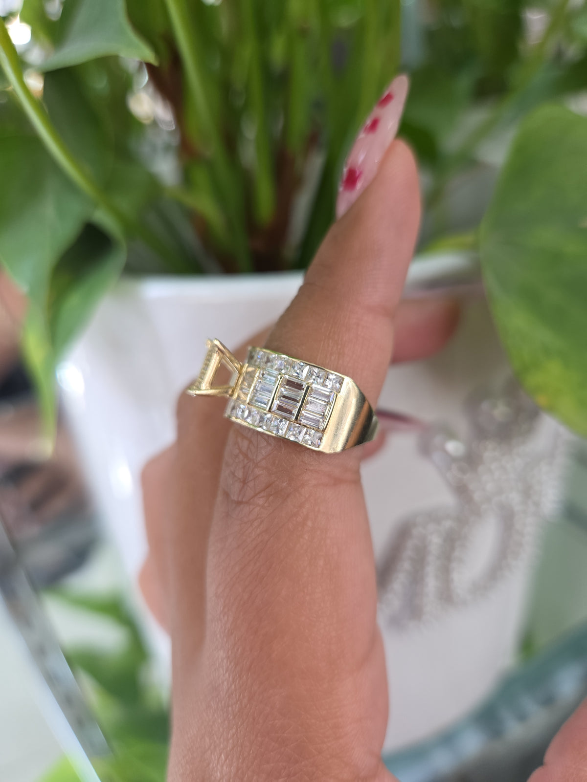Anillo estilo princesa