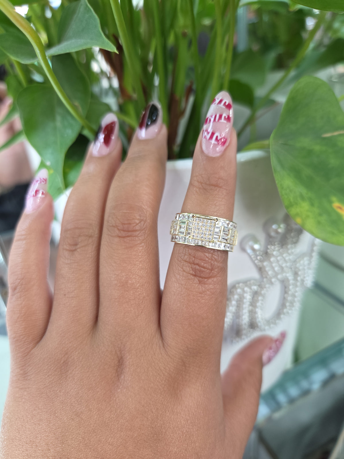 Anillo estilo princesa