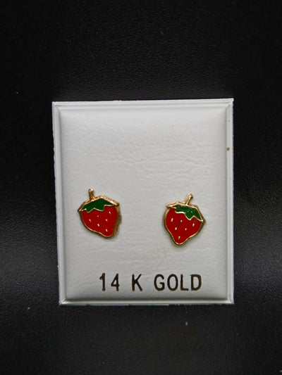 Aretes de fresas