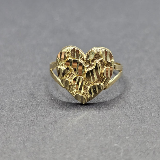 Nugget Heart Ring