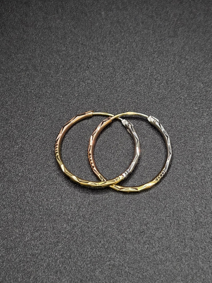 Tri-color Hoops (24.5 mm)