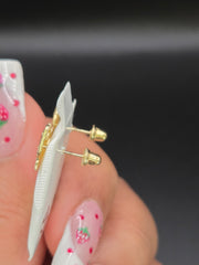 Aretes de doble corazón