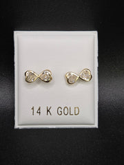 Aretes en estilo de moño