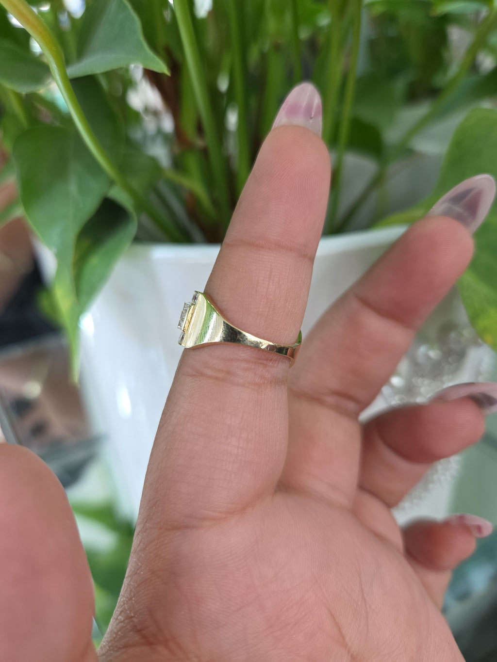 Anillo estilo princesa