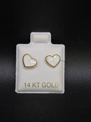 Aretes de corazon a color