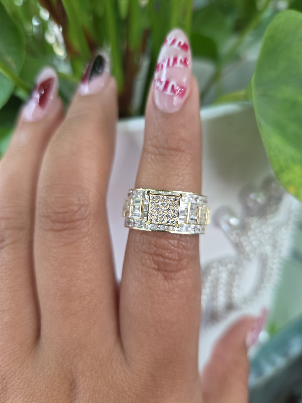 Anillo estilo princesa