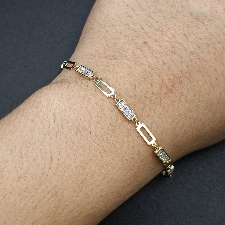 Esclava de eslabones rectangulares.